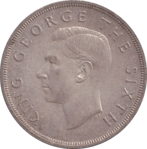 1949 SILVER CROWN NEW ZEALAND 3 - SILVER WORLD COINS - Cambridgeshire Coins