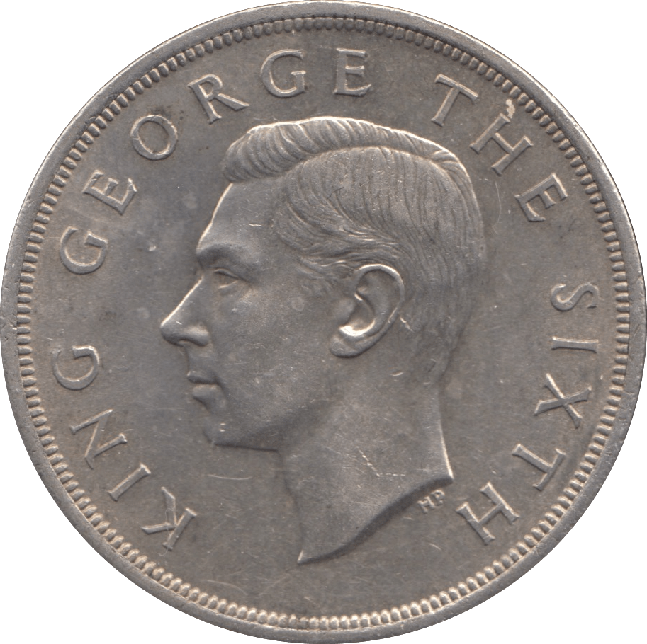 1949 SILVER ONE CROWN NEW ZEALAND - SILVER WORLD COINS - Cambridgeshire Coins