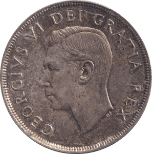 1949 SILVER ONE DOLLAR CANADA - SILVER WORLD COINS - Cambridgeshire Coins