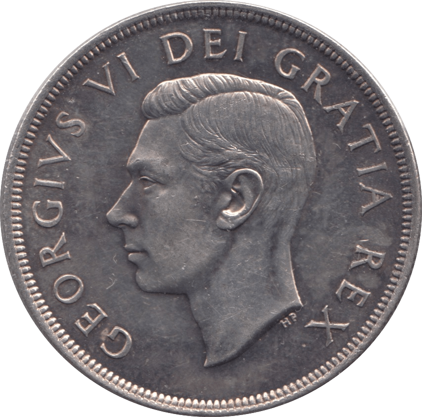 1949 SILVER ONE DOLLAR CANADA - SILVER WORLD COINS - Cambridgeshire Coins