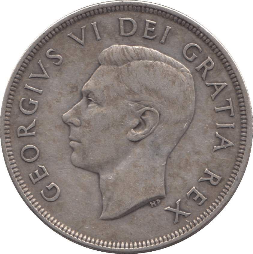 1949 SILVER ONE DOLLAR CANADA - SILVER WORLD COINS - Cambridgeshire Coins