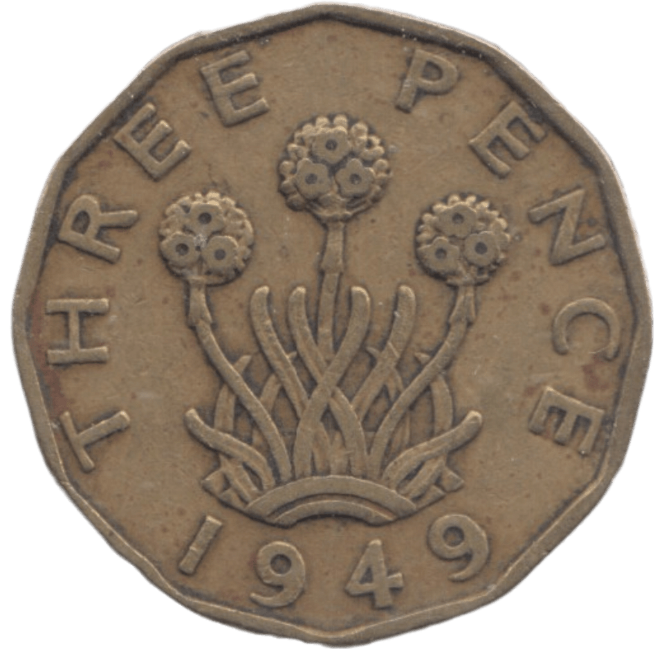 1949 THREEPENCE ( FINE ) - Cambridgeshire Coins