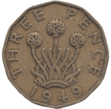 1949 THREEPENCE ( FINE ) - Cambridgeshire Coins