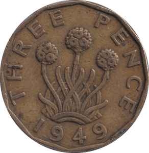 1949 THREEPENCE ( FINE ) - THREEPENCE - Cambridgeshire Coins
