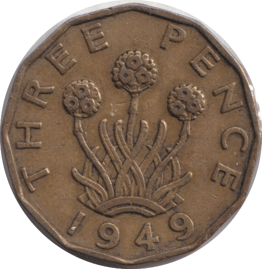 1949 THREEPENCE ( GF ) - WORLD COINS - Cambridgeshire Coins