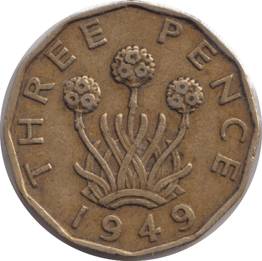 1949 THREEPENCE ( GVF ) - THREEPENCE - Cambridgeshire Coins