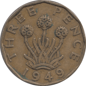 1949 THREEPENCE ( VF ) - Threepence - Cambridgeshire Coins