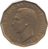 1950 BRASS THREEPENCE ( AUNC ) REF 3 - THREEPENCE - Cambridgeshire Coins