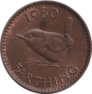 1950 FARTHING ( AUNC ) - FARTHING - Cambridgeshire Coins