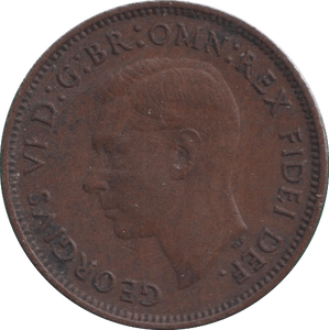 1950 FARTHING ( GVF ) - FARTHING - Cambridgeshire Coins