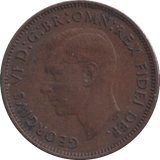 1950 FARTHING ( GVF ) - FARTHING - Cambridgeshire Coins