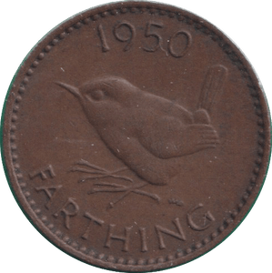 1950 FARTHING ( GVF ) - FARTHING - Cambridgeshire Coins