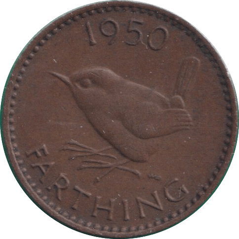 1950 FARTHING ( GVF ) - FARTHING - Cambridgeshire Coins