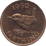 1950 FARTHING ( proof ) - FARTHING - Cambridgeshire Coins