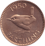 1950 FARTHING ( PROOF ) - FARTHING - Cambridgeshire Coins