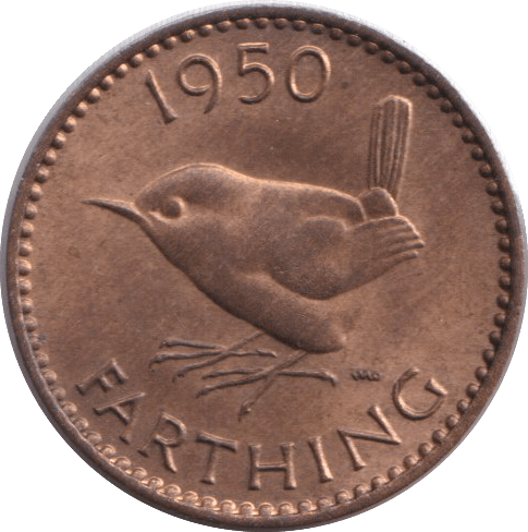 1950 FARTHING ( UNC ) - FARTHING - Cambridgeshire Coins