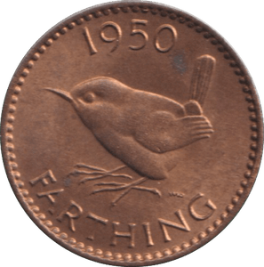 1950 FARTHING ( UNC ) - FARTHING - Cambridgeshire Coins