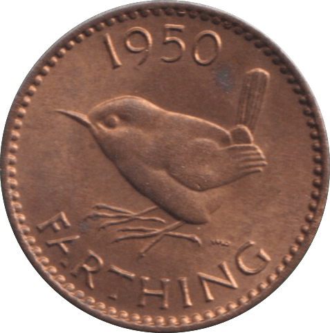 1950 FARTHING ( UNC ) - FARTHING - Cambridgeshire Coins