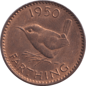 1950 FARTHING ( UNC ) - FARTHING - Cambridgeshire Coins