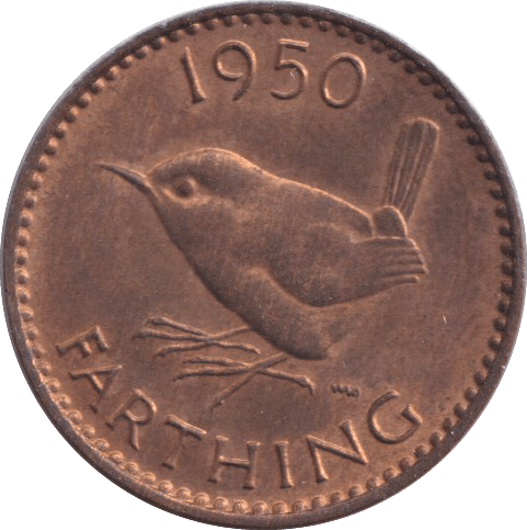 1950 FARTHING ( UNC ) - FARTHING - Cambridgeshire Coins