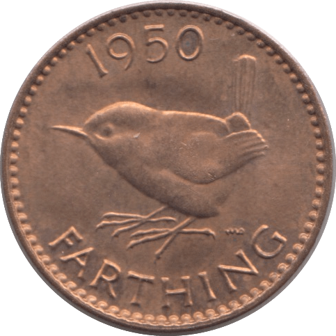 1950 FARTHING ( UNC ) - Farthing - Cambridgeshire Coins