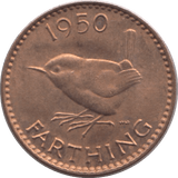 1950 FARTHING ( UNC ) - Farthing - Cambridgeshire Coins