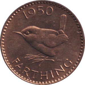 1950 FARTHING ( UNC ) - FARTHING - Cambridgeshire Coins