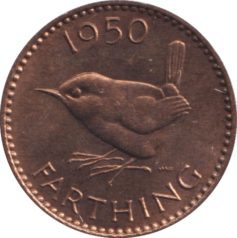 1950 FARTHING ( UNC ) - FARTHING - Cambridgeshire Coins