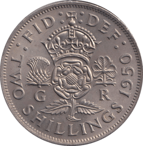 1950 FLORIN ( UNC ) - FLORIN - Cambridgeshire Coins