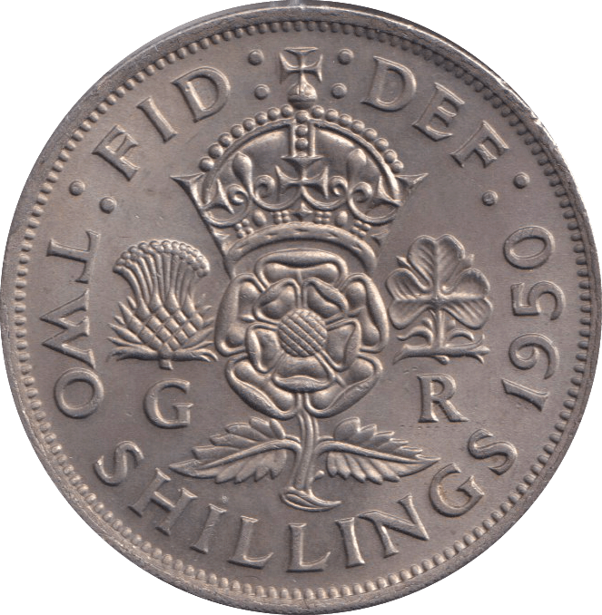 1950 FLORIN ( UNC ) - FLORIN - Cambridgeshire Coins