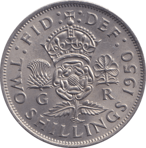 1950 FLORIN ( UNC ) - FLORIN - Cambridgeshire Coins