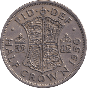 1950 HALFCROWN ( EF ) - HALFCROWN - Cambridgeshire Coins