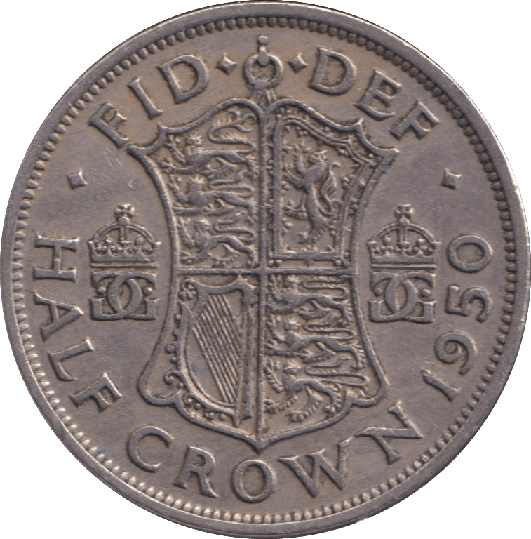 1950 HALFCROWN ( EF ) - HALFCROWN - Cambridgeshire Coins