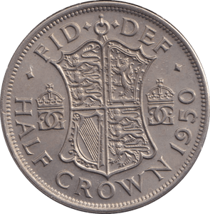 1950 HALFCROWN ( UNC ) 3 - HALFCROWN - Cambridgeshire Coins
