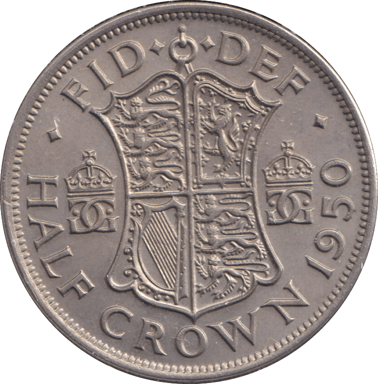 1950 HALFCROWN ( UNC ) 3 - HALFCROWN - Cambridgeshire Coins