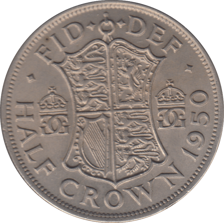 1950 HALFCROWN ( UNC ) - HALFCROWN - Cambridgeshire Coins