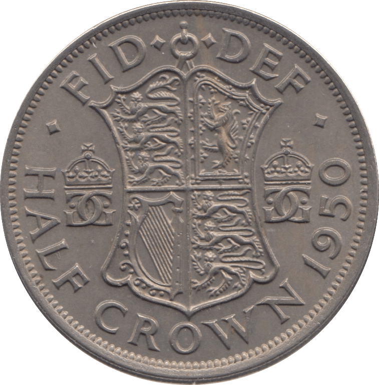 1950 HALFCROWN ( UNC ) - Halfcrown - Cambridgeshire Coins