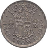 1950 HALFCROWN ( UNC ) - Halfcrown - Cambridgeshire Coins