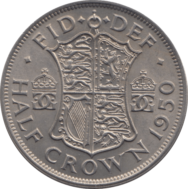 1950 HALFCROWN ( UNC ) - HALFCROWN - Cambridgeshire Coins