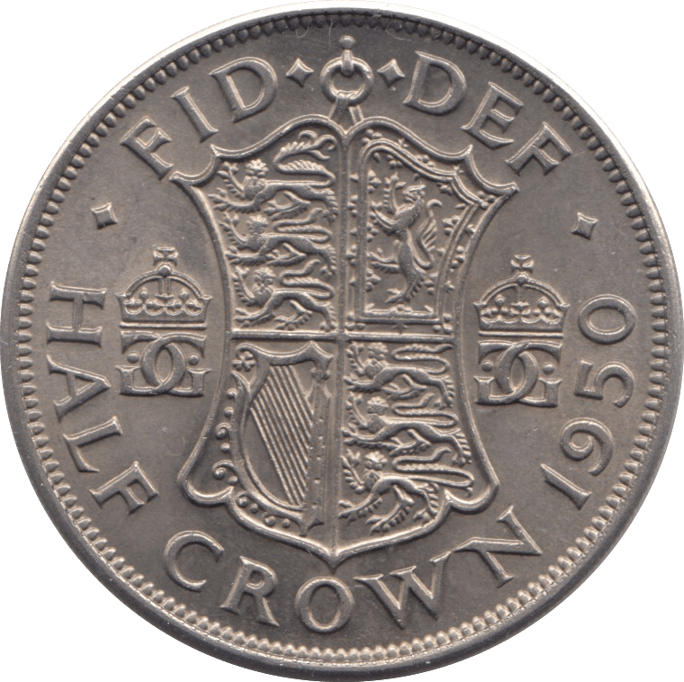 1950 HALFCROWN ( UNC ) - HALFCROWN - Cambridgeshire Coins