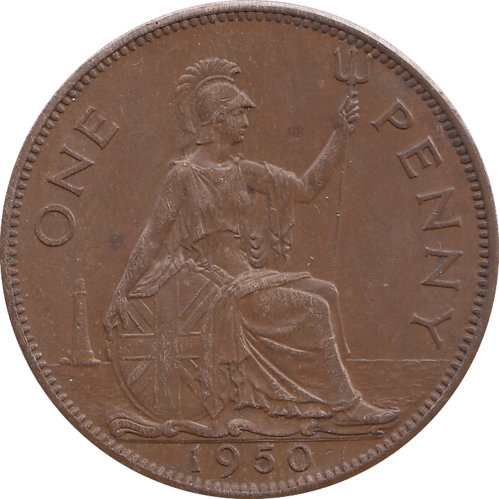 1950 ONE PENNY ( AUNC ) - WORLD COINS - Cambridgeshire Coins