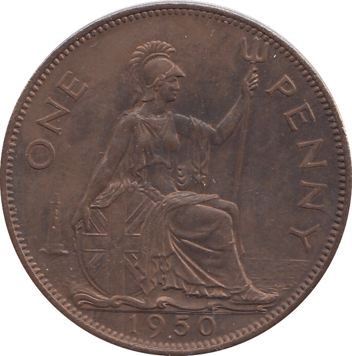 1950 ONE PENNY ( UNC ) - WORLD COINS - Cambridgeshire Coins