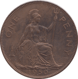 1950 ONE PENNY ( UNC ) - WORLD COINS - Cambridgeshire Coins