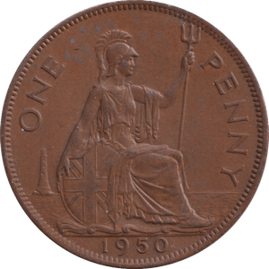 1950 PENNY ( AUNC ) - PENNY - Cambridgeshire Coins