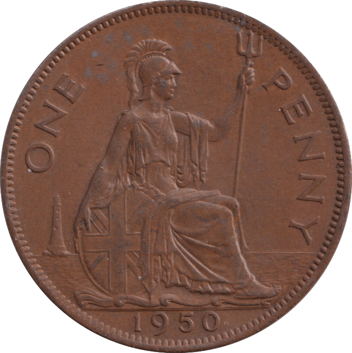 1950 PENNY ( AUNC ) - PENNY - Cambridgeshire Coins