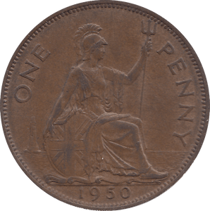1950 PENNY ( AUNC ) - PENNY - Cambridgeshire Coins