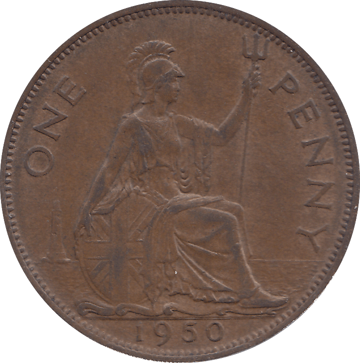 1950 PENNY ( AUNC ) - PENNY - Cambridgeshire Coins