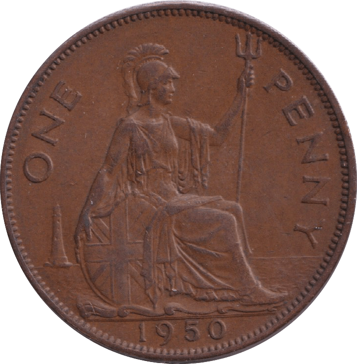 1950 PENNY ( AUNC ) - PENNY - Cambridgeshire Coins