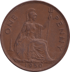 1950 PENNY ( AUNC ) - PENNY - Cambridgeshire Coins