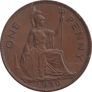 1950 PENNY ( AUNC ) - PENNY - Cambridgeshire Coins